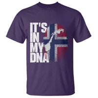 It's in My DNA T Shirt Norwegian Norway Map Flag Pride