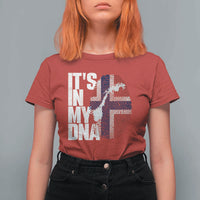 It's in My DNA T Shirt For Women Norwegian Norway Map Flag Pride