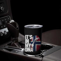 It's in My DNA Tumbler Cup Norwegian Norway Map Flag Pride