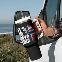 It's in My DNA Tumbler With Handle Norwegian Norway Map Flag Pride