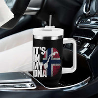 It's in My DNA Tumbler With Handle Norwegian Norway Map Flag Pride