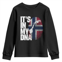 It's in My DNA Youth Sweatshirt Norwegian Norway Map Flag Pride