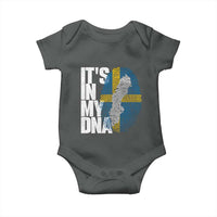 It's in My DNA Baby Onesie Sweden Sverige Swedish Map Flag