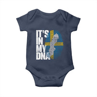 It's in My DNA Baby Onesie Sweden Sverige Swedish Map Flag