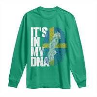 It's in My DNA Long Sleeve Shirt Sweden Sverige Swedish Map Flag
