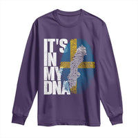 It's in My DNA Long Sleeve Shirt Sweden Sverige Swedish Map Flag