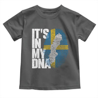 It's in My DNA Toddler T Shirt Sweden Sverige Swedish Map Flag
