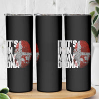 It's in My DNA Skinny Tumbler Denmark Map Flag Danish Gift