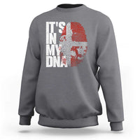 It's in My DNA Sweatshirt Denmark Map Flag Danish Gift