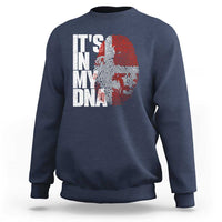 It's in My DNA Sweatshirt Denmark Map Flag Danish Gift