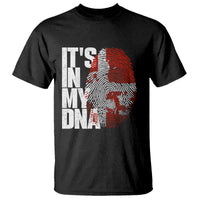 It's in My DNA T Shirt Denmark Map Flag Danish Gift