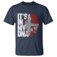 It's in My DNA T Shirt Denmark Map Flag Danish Gift