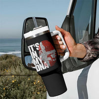 It's in My DNA Tumbler With Handle Denmark Map Flag Danish Gift