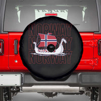Norwegian Viking Ship Flag Boat Norway Heritage Spare Tire Cover