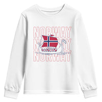 Norwegian Viking Ship Flag Boat Norway Heritage Youth Sweatshirt