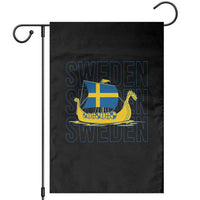 Swedish Viking Ship Sverige Sweden Flag Boat Viking Garden Flag