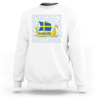 Swedish Viking Ship Sverige Sweden Flag Boat Viking Sweatshirt