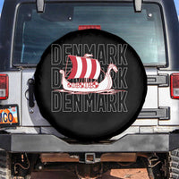 Denmark Flag Viking Ship Danes Danish Roots Dansk Denmark Spare Tire Cover