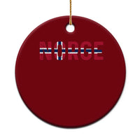 Norge Flag Norway Ceramic Ornament Norwegian Home Love Family