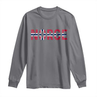 Norge Flag Norway Long Sleeve Shirt Norwegian Home Love Family