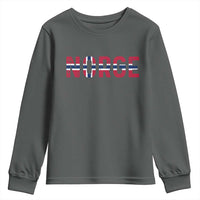 Norge Flag Norway Youth Sweatshirt Norwegian Home Love Family