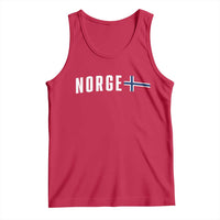 Norway Norge Norwegian Flag Graphic Tank Top