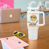 I Teach Smart Cookies Tumbler With Handle Funny Teacher - Wonder Print Shop