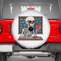I Will Just Wait Until It Is Quite Spare Tire Cover Funny Skeleton Teacher - Wonder Print Shop