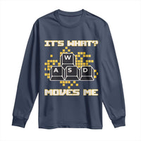 Funny PC Gamer Gaming Long Sleeve Shirt It Is What Moves Me - Wonder Print Shop