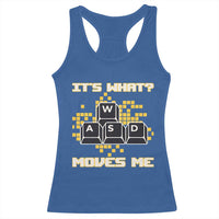 Funny PC Gamer Gaming Racerback Tank Top It Is What Moves Me - Wonder Print Shop
