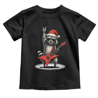 Funny Raccoon Rock Music Christmas Toddler T Shirt - Wonder Print Shop