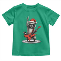Funny Raccoon Rock Music Christmas Toddler T Shirt - Wonder Print Shop