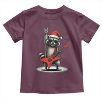Funny Raccoon Rock Music Christmas Toddler T Shirt - Wonder Print Shop