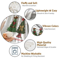 Howdy Christmas Throw Blanket Cowboy Western Country Xmas - Wonder Print Shop