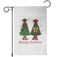 Howdy Christmas Garden Flag Cowboy Western Country Xmas - Wonder Print Shop