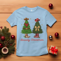 Howdy Christmas T Shirt Cowboy Western Country Xmas - Wonder Print Shop