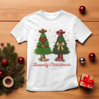 Howdy Christmas T Shirt Cowboy Western Country Xmas - Wonder Print Shop