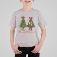 Howdy Christmas T Shirt For Kid Cowboy Western Country Xmas - Wonder Print Shop