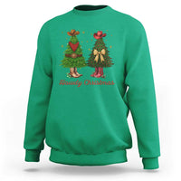 Howdy Christmas Sweatshirt Cowboy Western Country Xmas - Wonder Print Shop