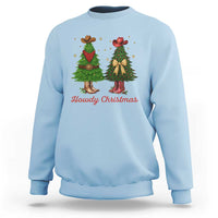 Howdy Christmas Sweatshirt Cowboy Western Country Xmas - Wonder Print Shop