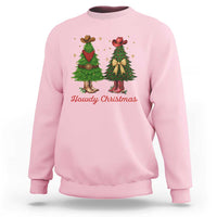 Howdy Christmas Sweatshirt Cowboy Western Country Xmas - Wonder Print Shop