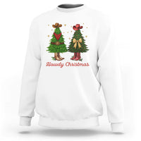 Howdy Christmas Sweatshirt Cowboy Western Country Xmas - Wonder Print Shop