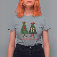 Howdy Christmas T Shirt For Women Cowboy Western Country Xmas - Wonder Print Shop