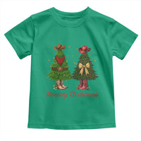 Howdy Christmas Toddler T Shirt Cowboy Western Country Xmas - Wonder Print Shop