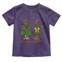 Howdy Christmas Toddler T Shirt Cowboy Western Country Xmas - Wonder Print Shop