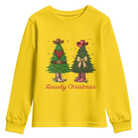 Howdy Christmas Youth Sweatshirt Cowboy Western Country Xmas - Wonder Print Shop