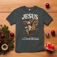 Funny Cowboy Jesus Christmas T Shirt It Is Your Birthday - Wonder Print Shop