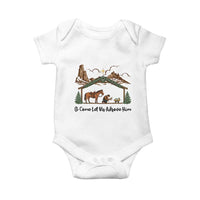 Nativity Scene Christmas Baby Onesie Cowboy Bible Scripture Verse Western - Wonder Print Shop