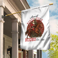 Cowboy Santa Christmas Garden Flag Annual North Pole Rodeo Dec 25th - Wonder Print Shop