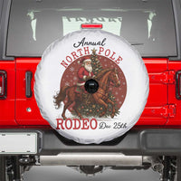 Cowboy Santa Christmas Spare Tire Cover Annual North Pole Rodeo Dec 25th - Wonder Print Shop